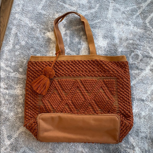 💕HP💕Boho orange tote bag - Picture 6 of 12